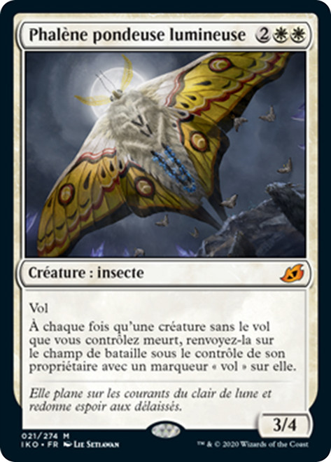 Luminous Broodmoth
Ikoria: Lair of Behemoths - French
Single
Magic The Gathering