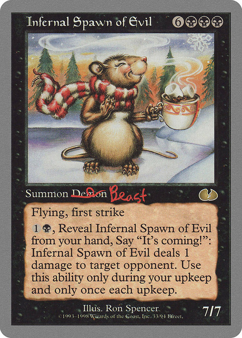 Infernal Spawn of Evil\nUnglued\nSingle\nMagic The Gathering