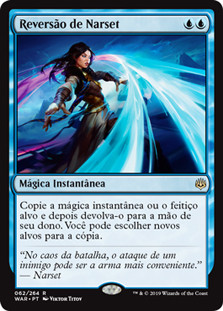 Narset's Reversal
War of the Spark - Portuguese
Single
Magic The Gathering