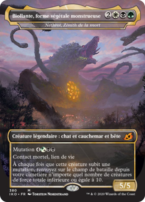 Nethroi, Apex of Death (Biollante, Plant Beast Form) (Godzilla Series)\nIkoria: Lair of Behemoths - Variants - French\nSingle\nMagic The Gathering