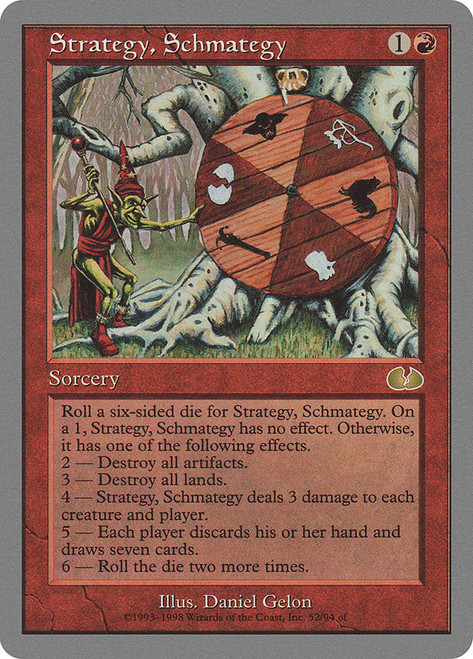 Strategy, Schmategy\nUnglued\nSingle\nMagic The Gathering