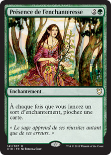 Enchantress's Presence
Commander: 2018 Edition - French
Single
Magic The Gathering