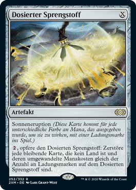 Engineered Explosives
Double Masters - German
Single
Magic The Gathering