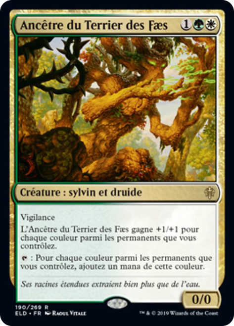 Faeburrow Elder
Throne of Eldraine - French
Single
Magic The Gathering