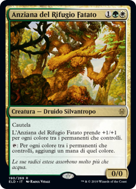 Faeburrow Elder
Throne of Eldraine - Italian
Single
Magic The Gathering