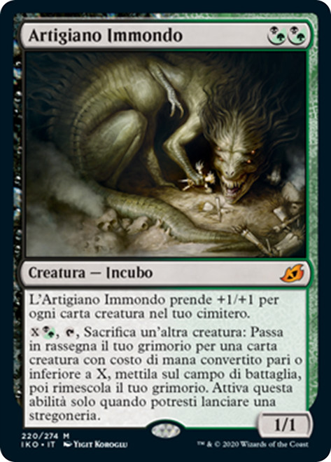 Fiend Artisan
Ikoria: Lair of Behemoths - Italian
Single
Magic The Gathering