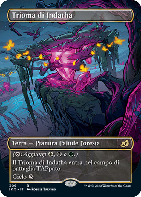 Indatha Triome (Showcase)\nIkoria: Lair of Behemoths - Variants - Italian\nSingle\nMagic The Gathering