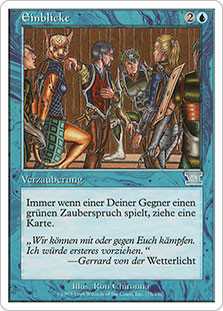 Insight\n6th Edition - German\nSingle\nMagic The Gathering
