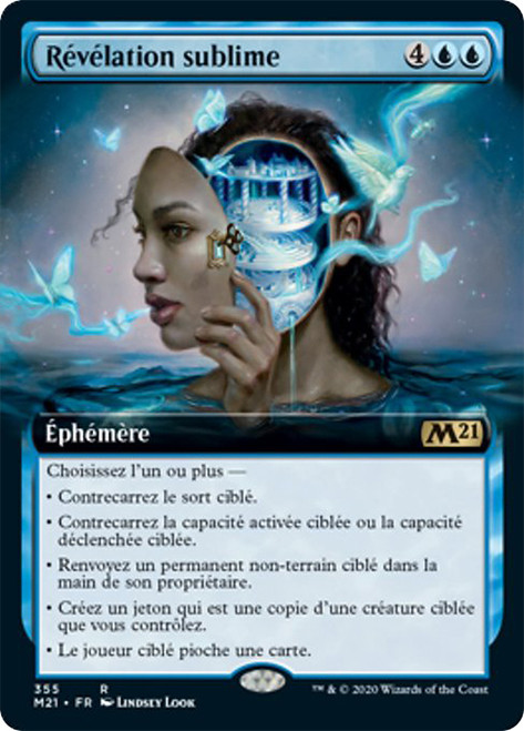 Sublime Epiphany (Extended Art)\nCore Set 2021 - Variants - French\nSingle\nMagic The Gathering