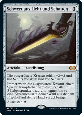 Sword of Light and Shadow
Double Masters - German
Single
Magic The Gathering