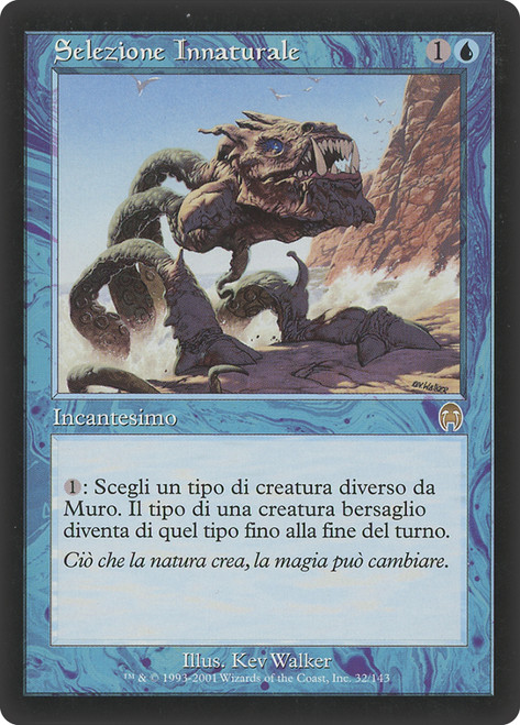 Unnatural Selection
Apocalypse - Italian
Single
Magic The Gathering