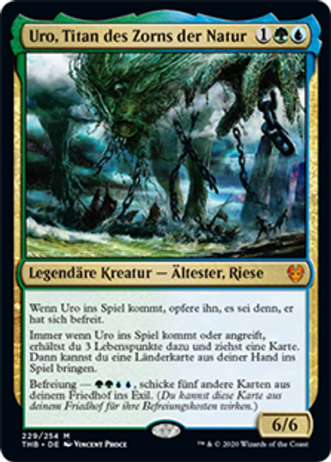 マジック：ザ・ギャザリング - MTG  FOIL uro, titan of nature&#39;s wrath 英 Uro Titan of Nature's Wrath Showcase - Magic the Gathering