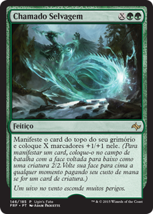 Wildcall (Ugin's Fate)
Promo: General - Portuguese
Single
Magic The Gathering