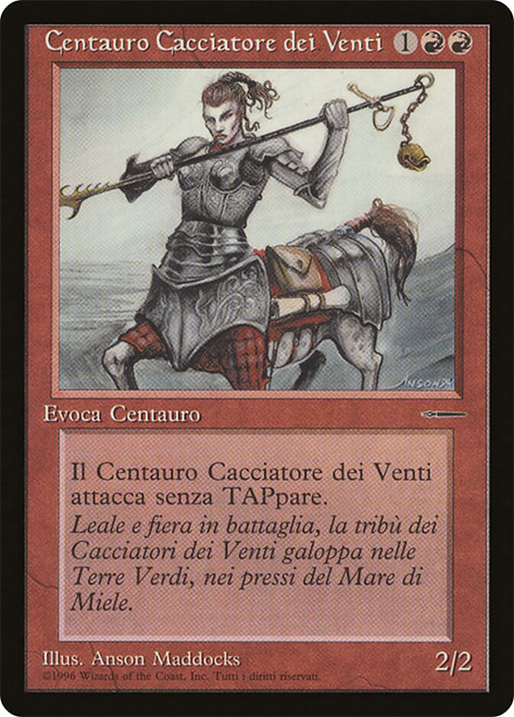 Windseeker Centaur (Book Insert)\nPromo: General - Italian\nSingle\nMagic The Gathering