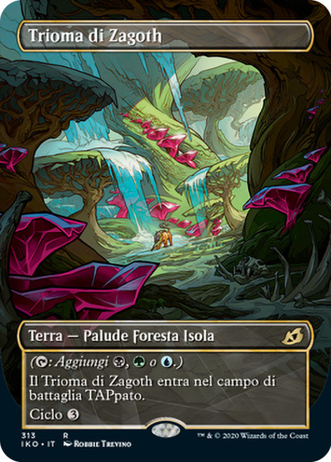 Zagoth Triome (Showcase)\nIkoria: Lair of Behemoths - Variants - Italian\nSingle\nMagic The Gathering