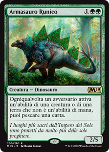Runic Armasaur
Core Set 2019 - Italian
Single
Magic The Gathering