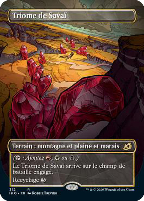 Savai Triome (Showcase)\nIkoria: Lair of Behemoths - Variants - French\nSingle\nMagic The Gathering
