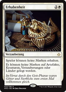 Solemnity
Hour of Devastation - German
Single
Magic The Gathering