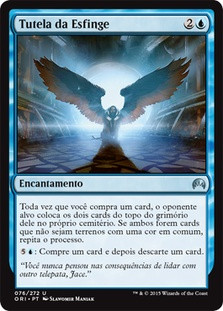Sphinx's Tutelage
Magic Origins - Portuguese
Single
Magic The Gathering