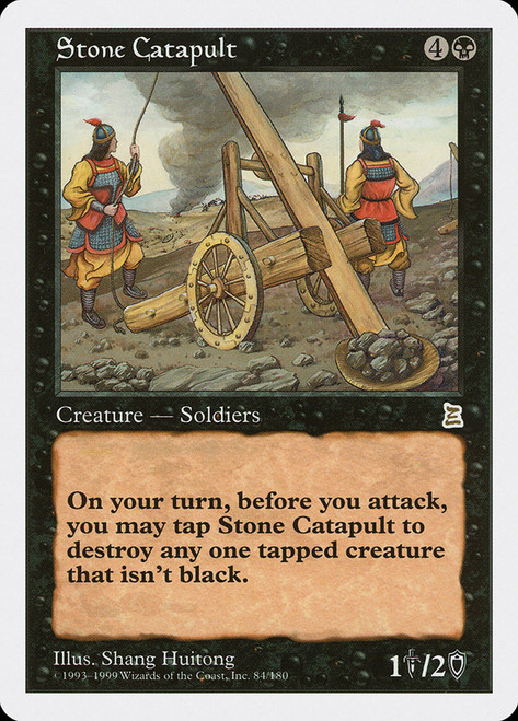 Stone Catapult\nPortal: Three Kingdoms\nSingle\nMagic The Gathering