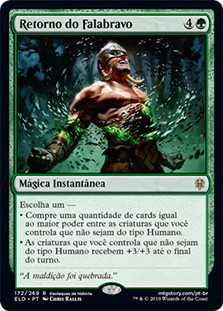 Return of the Wildspeaker
Throne of Eldraine - Portuguese
Single
Magic The Gathering