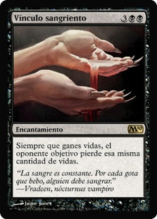 Sanguine Bond
Magic 2010 Core Set - Spanish
Single
Magic The Gathering