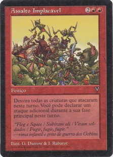 Relentless Assault
Visions - Spanish
Single
Magic The Gathering
