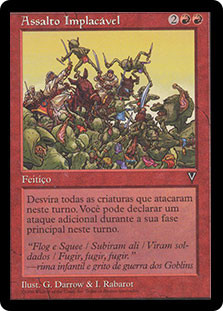 Relentless Assault
Visions - Portuguese
Single
Magic The Gathering