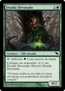 Devoted Druid
Shadowmoor - Portuguese
Single
Magic The Gathering