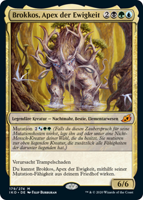 Brokkos, Apex of Forever
Ikoria: Lair of Behemoths - German
Single
Magic The Gathering
