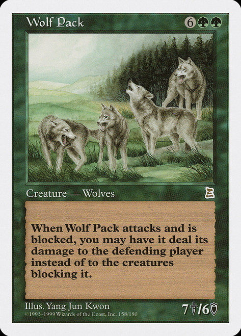 Wolf Pack\nPortal: Three Kingdoms\nSingle\nMagic The Gathering