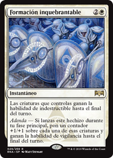 Unbreakable Formation
Ravnica Allegiance - Spanish
Single
Magic The Gathering
