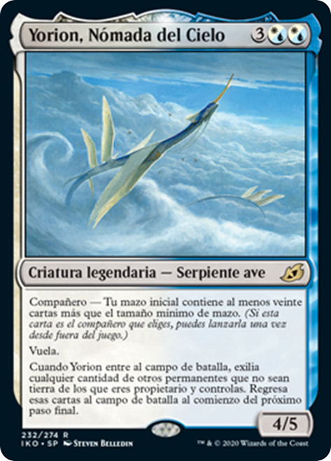Yorion, Sky Nomad
Ikoria: Lair of Behemoths - Spanish
Single
Magic The Gathering