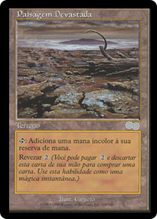 Blasted Landscape
Urza's Saga - Portuguese
Single
Magic The Gathering