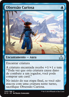 Curious Obsession
Rivals of Ixalan - Portuguese
Single
Magic The Gathering