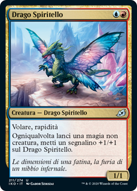 Sprite Dragon
Ikoria: Lair of Behemoths - Italian
Single
Magic The Gathering