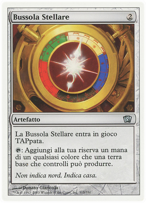 Star Compass
8th Edition - Italian
Single
Magic The Gathering