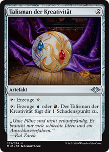 Talisman of Creativity
Modern Horizons - German
Single
Magic The Gathering