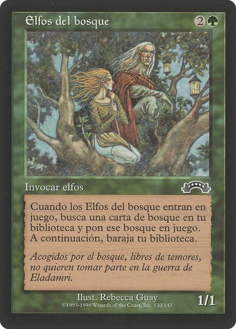 Wood Elves
Exodus - Spanish
Single
Magic The Gathering