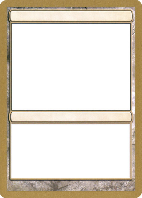 {Blank Card} (2003) (Not Tournament Legal)\nWorld Championship\nSingle\nMagic The Gathering