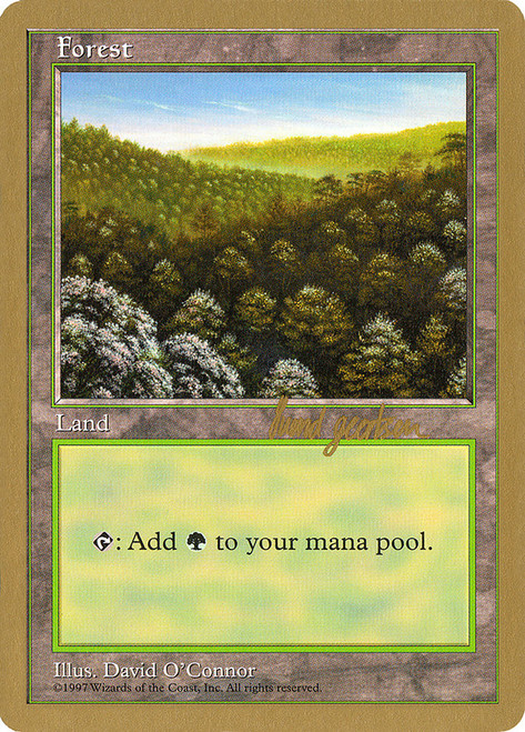 Forest (1997 Svend Geertsen) (5th Edition) (A) (Not Tournament Legal)\nWorld Championship\nSingle\nMagic The Gathering