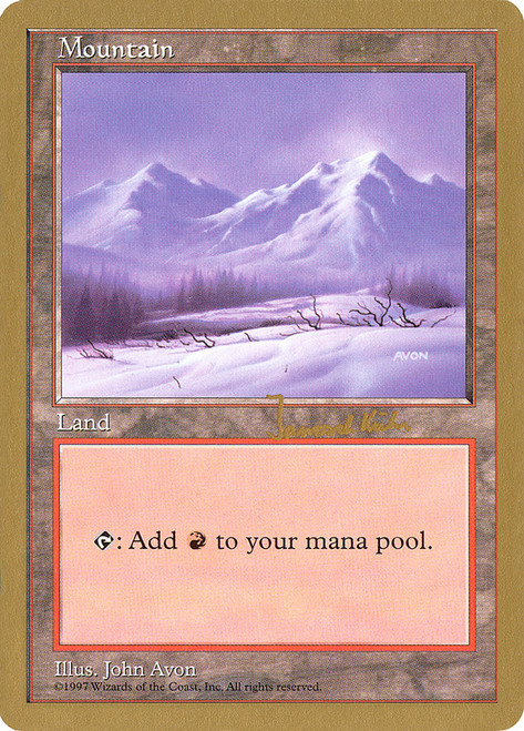 Mountain (1997 Janosch Kuhn) (5th Edition) (A)
World Championships
Single
Magic: The Gathering