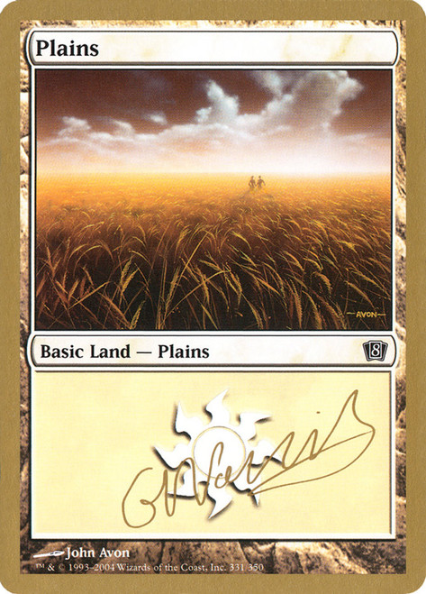 Plains (2004 Gabriel Nassif) (8th Edition) (#331) (Not Tournament Legal)\nWorld Championship\nSingle\nMagic The Gathering
