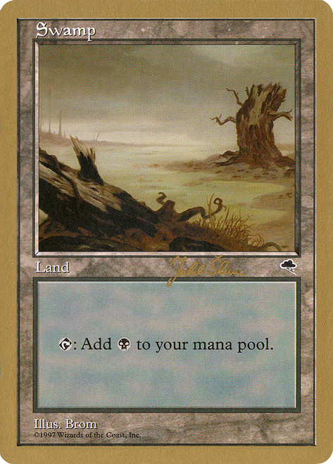 Swamp (1999 Jakub Slemr) (Tempest) (A) (Not Tournament Legal)\nWorld Championship\nSingle\nMagic The Gathering
