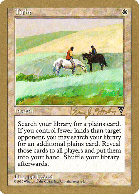 MTG 税収 Tithe VIS 3枚分 Tithe | Visions - Japanese | Star City Games