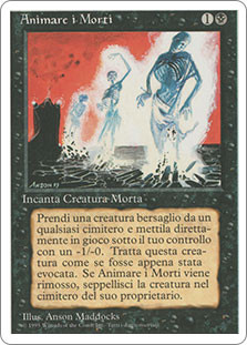 Animate Dead
4th Edition - Italian
Single
Magic The Gathering