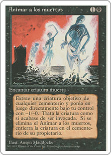 Animate Dead
4th Edition - Spanish
Single
Magic The Gathering
