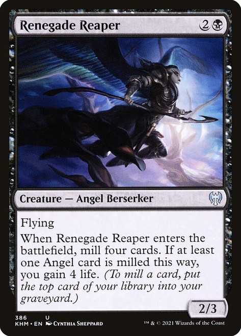 Renegade Reaper (Theme Booster)\nKaldheim\nSingle\nMagic The Gathering