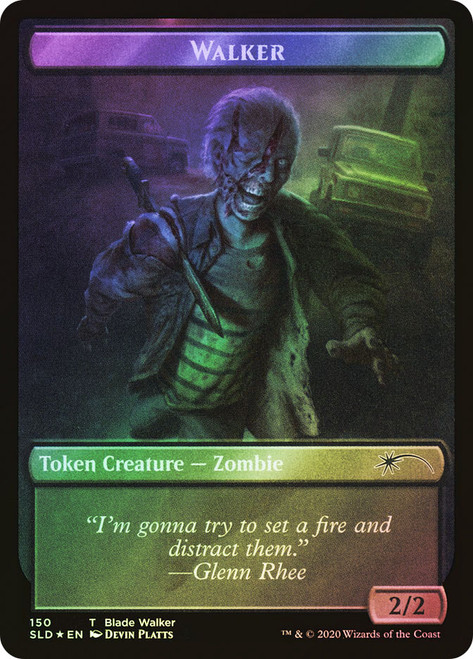{Walker Token} (#150) // {Walker Token} (#151) (Secret Lair)\nPromo: General\nSingle\nMagic The Gathering