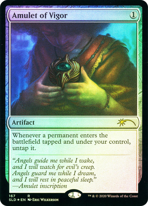 Amulet of Vigor (Secret Lair)\nPromo: General\nSingle\nMagic The Gathering